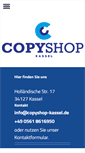 Mobile Screenshot of copyshop-kassel.de