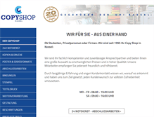 Tablet Screenshot of copyshop-kassel.de